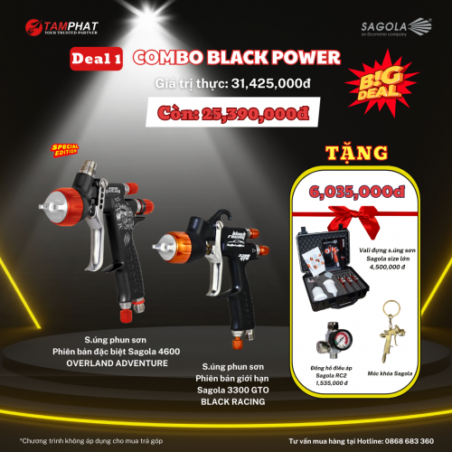 Deal 1: COMBO BLACK POWER